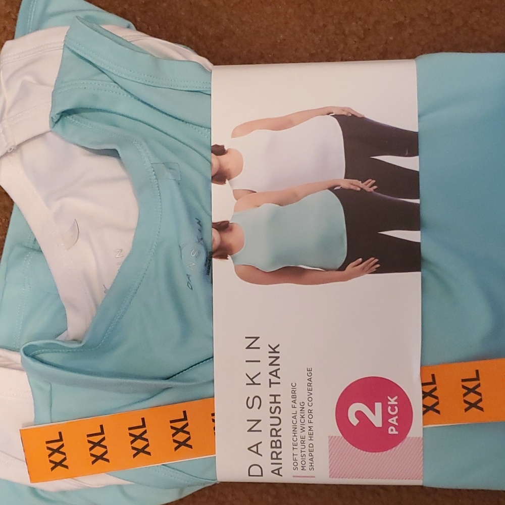 Danskin airbrush tank 2 pack XXL